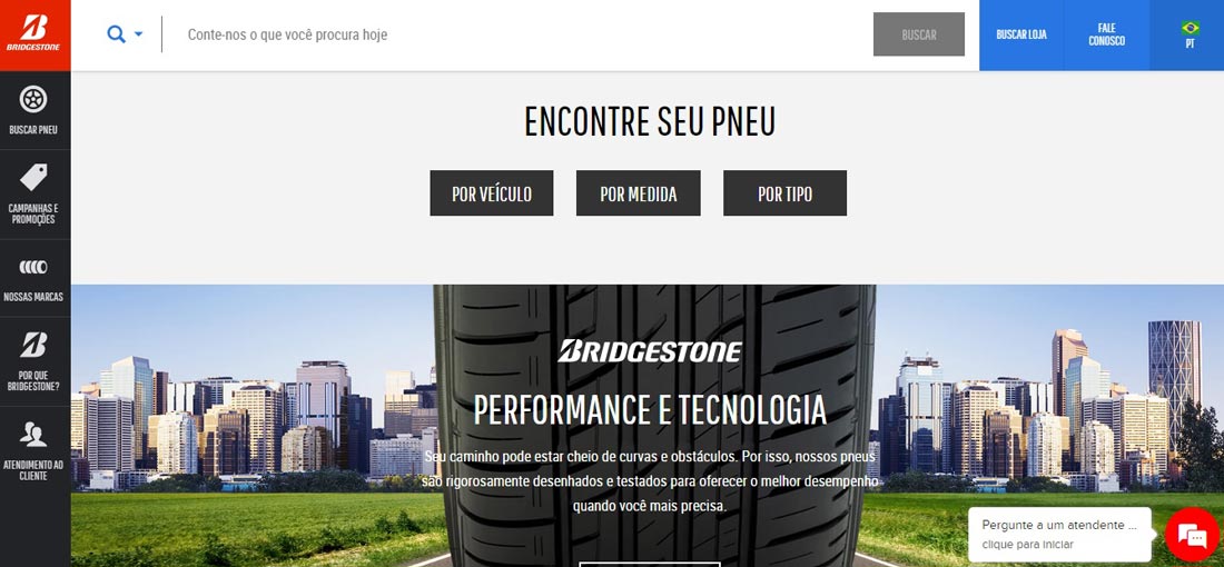 Website Bridgestone 